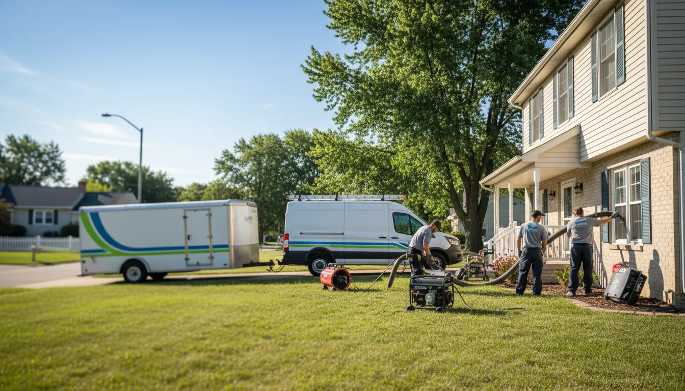 Flooded Basement Restoration And Cleanup With Repair in Saint James, MN near me